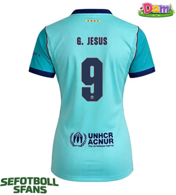 Barcelona Gabriel Jesus #9 Tredje Tröja Kvinnor 2026-27 Kortärmad